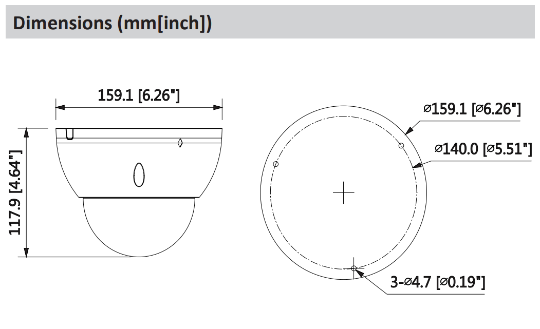 Dahua D-IPC-HDBW5442E-Z4E Dahua D-IPC-HDBW5442E-Z4E | EPS