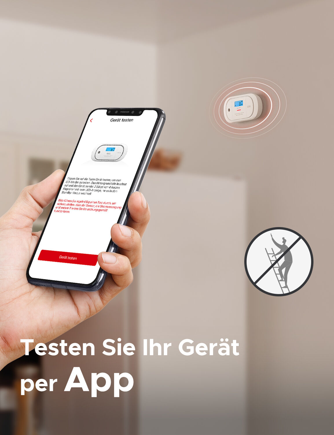 X-Sense XC01-M Funk-CO-Melder mit App & LCD