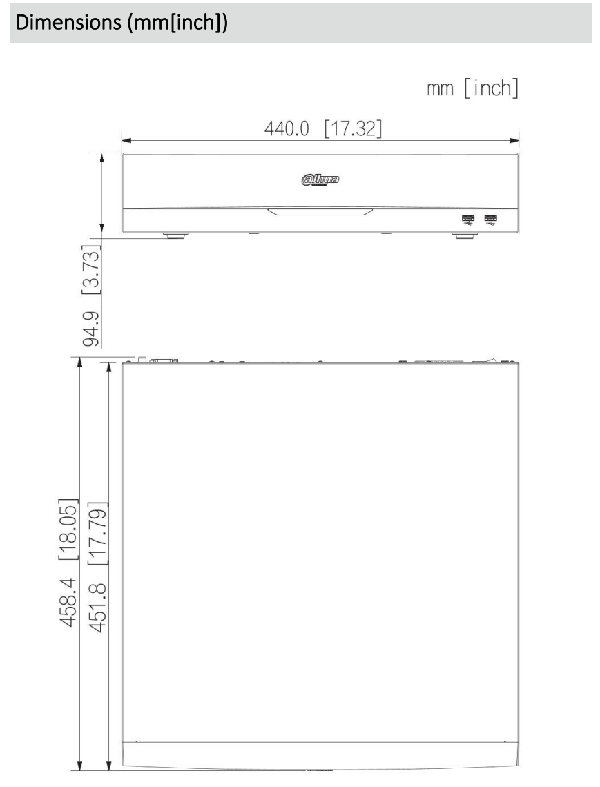 Dahua D-NVR5832-EI2 Dahua D-NVR5832-EI2 Detailansicht Bild 4 | EPS