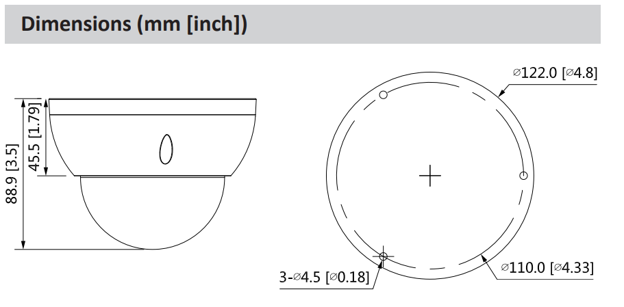 Dahua D-HAC-HDBW2501RP-Z-DP-27135-S2 Detailansicht Bild 3 | EPS