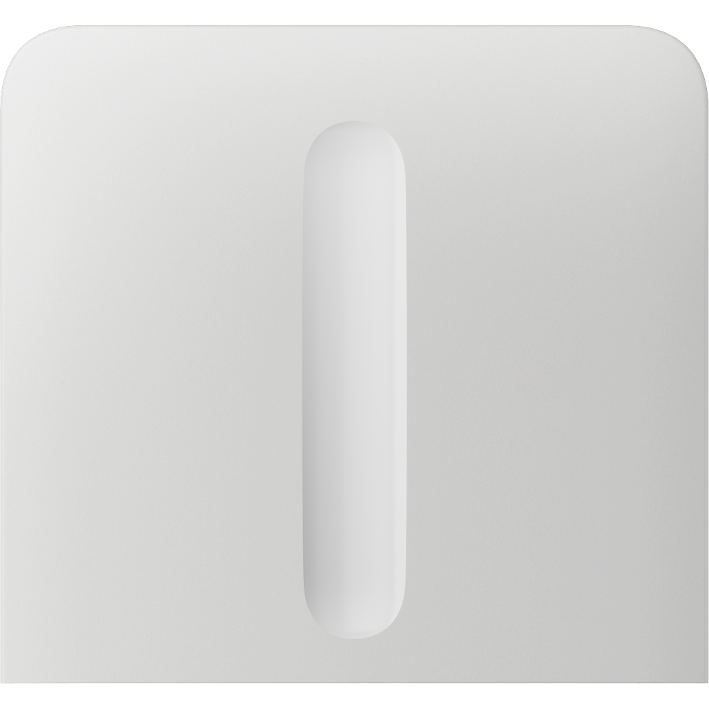 Render – Ajax SideButton (Dimmer) vertical – white – top.png Ajax SideButton (Dimmer) vertical Weiß