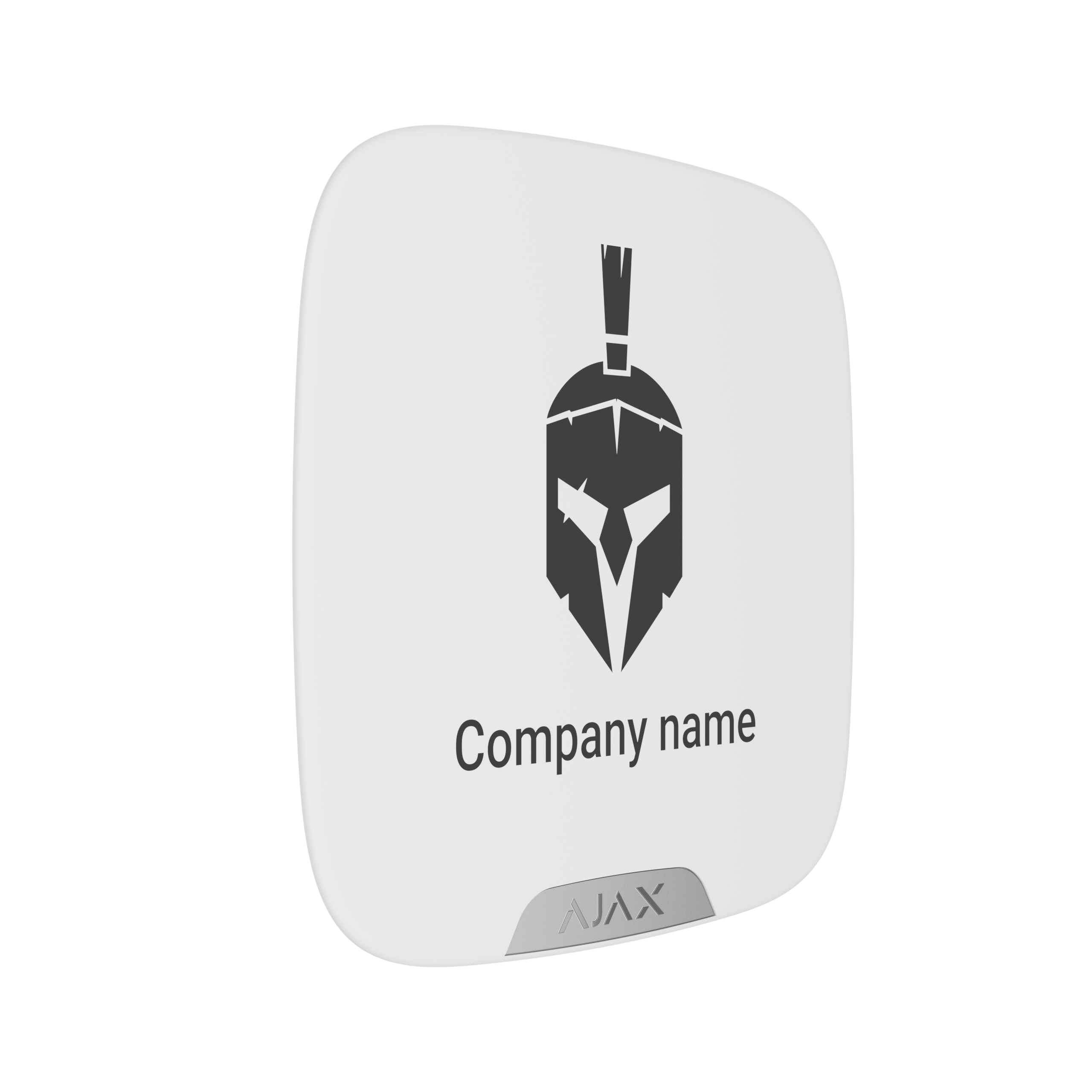 Brandplate for StreetSiren DoubleDeck Weiß, Flasche, Logo, Elektronik, Hardware