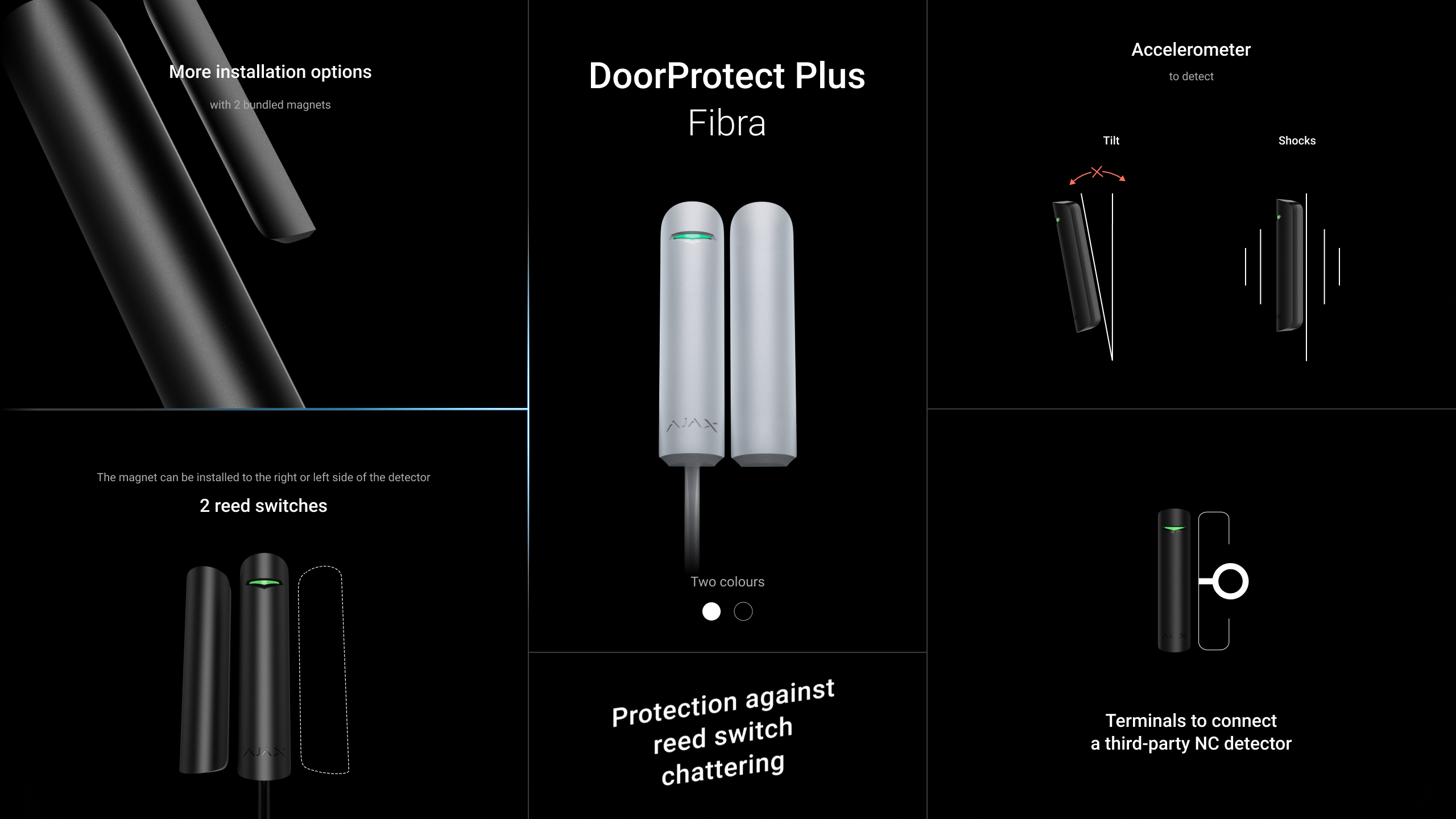 Ajax Superior DoorProtect Plus Fibra Weiß Ajax Superior DoorProtect Plus Fibra Weiß Detailansicht Bild 2 | EPS