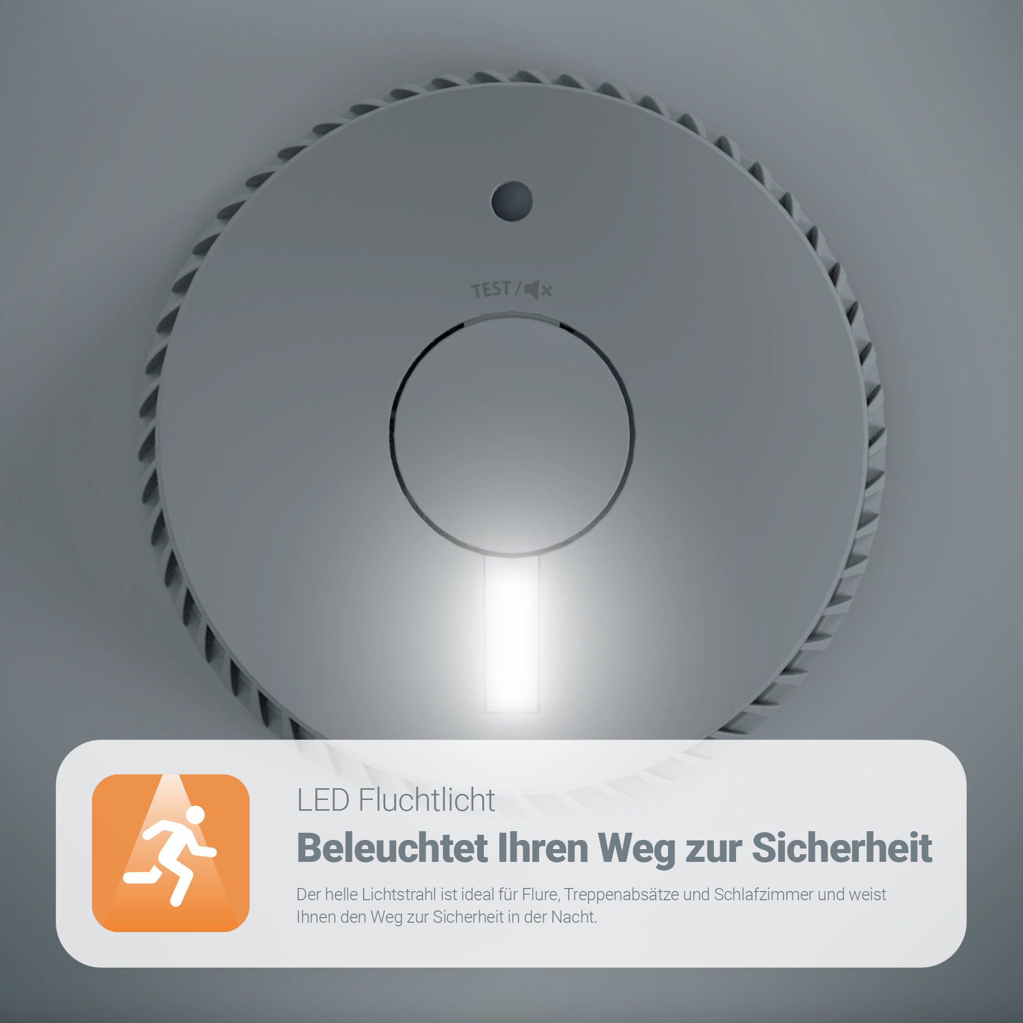 FireAngel FA-6111-INT Optischer Rauchwarnmelder mit Fluchtlicht Detailansicht Bild 9 | EPS