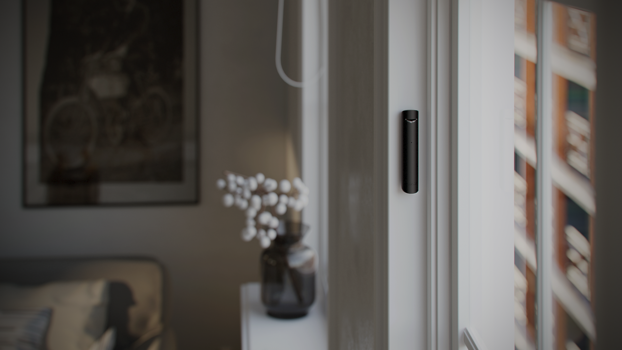 Ajax Superior GlassProtect Jeweller Schwarz Detailansicht Bild 9 | EPS