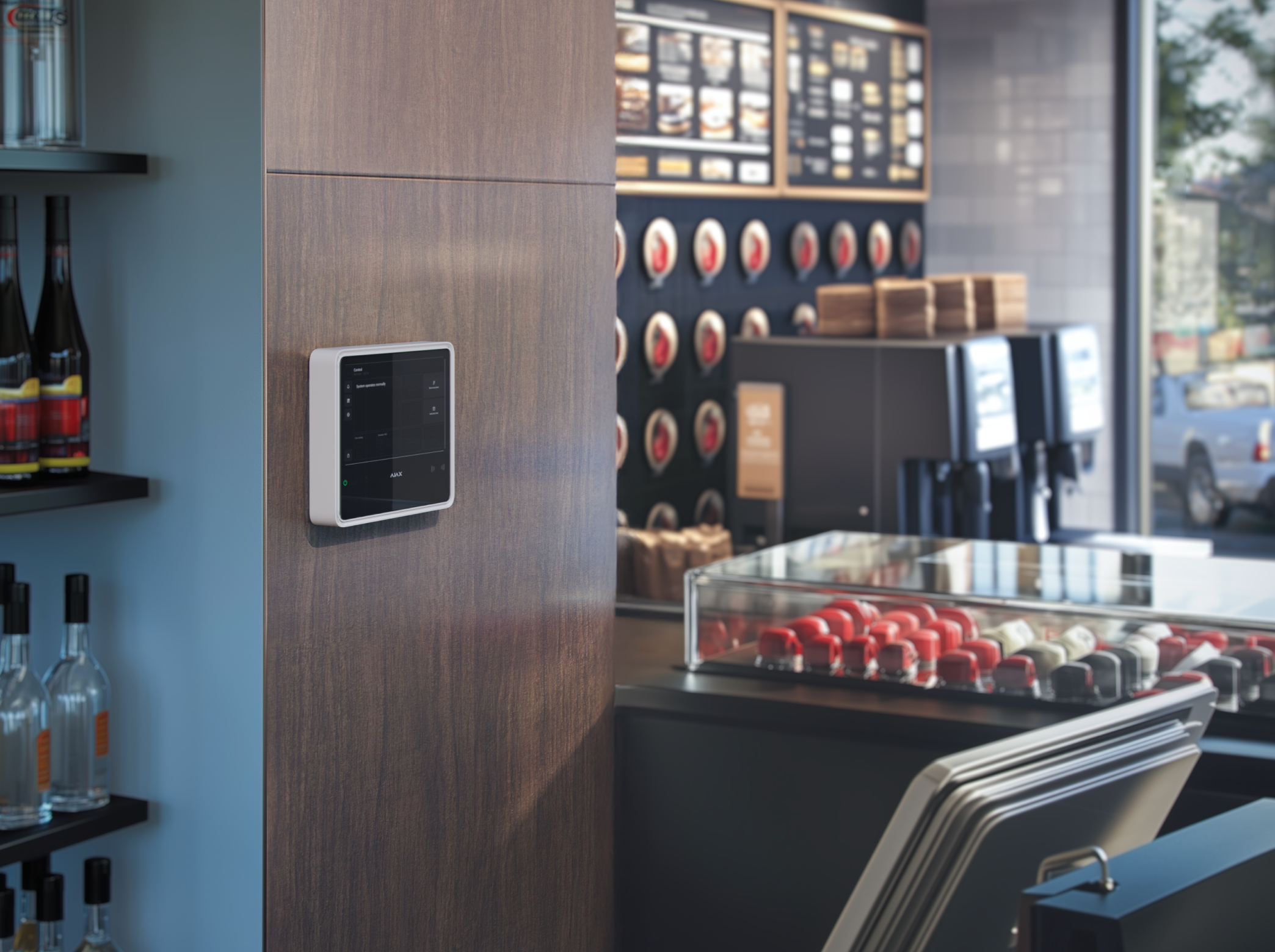 Ajax-Fire EN54 Fire Hub Jeweller weiß Detailansicht Bild 3 | EPS