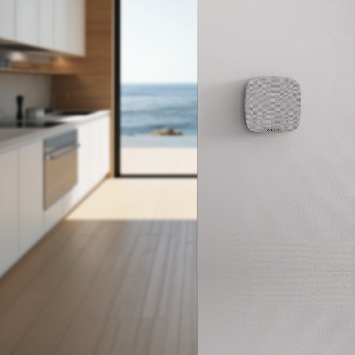 Ajax SpeakerPhone Jeweller Weiß Detailansicht Bild 2 | EPS