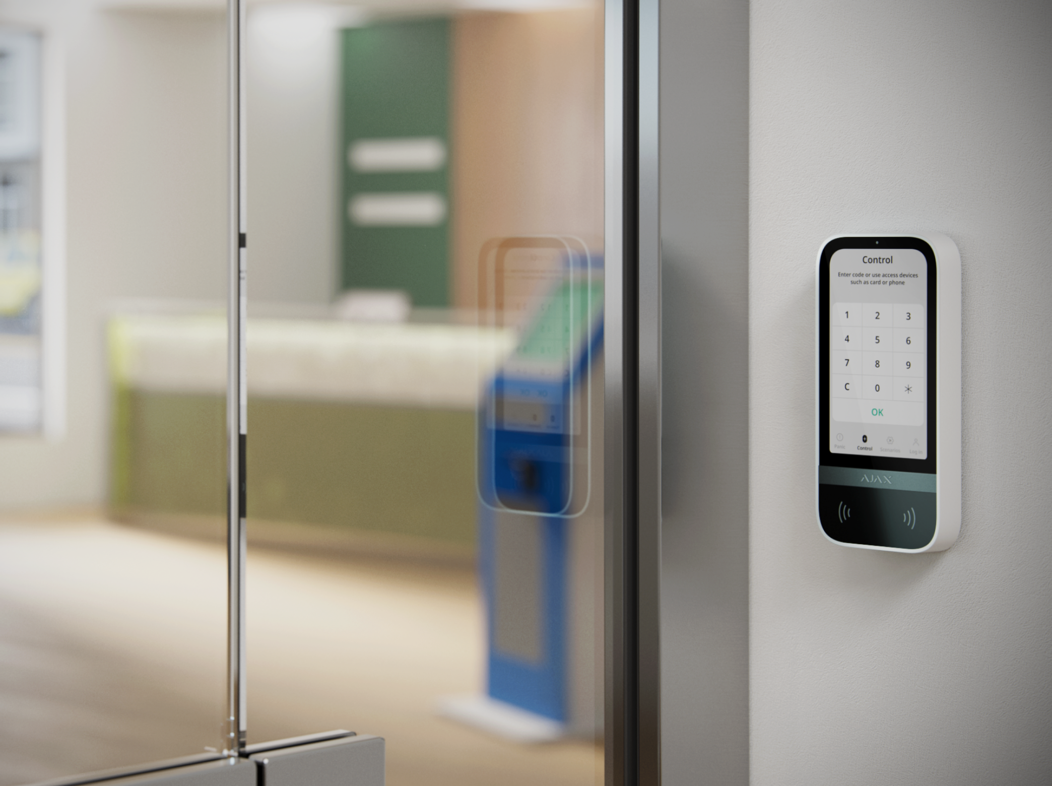 Superior KeyPad TouchScreen G3 Jeweller Weiß