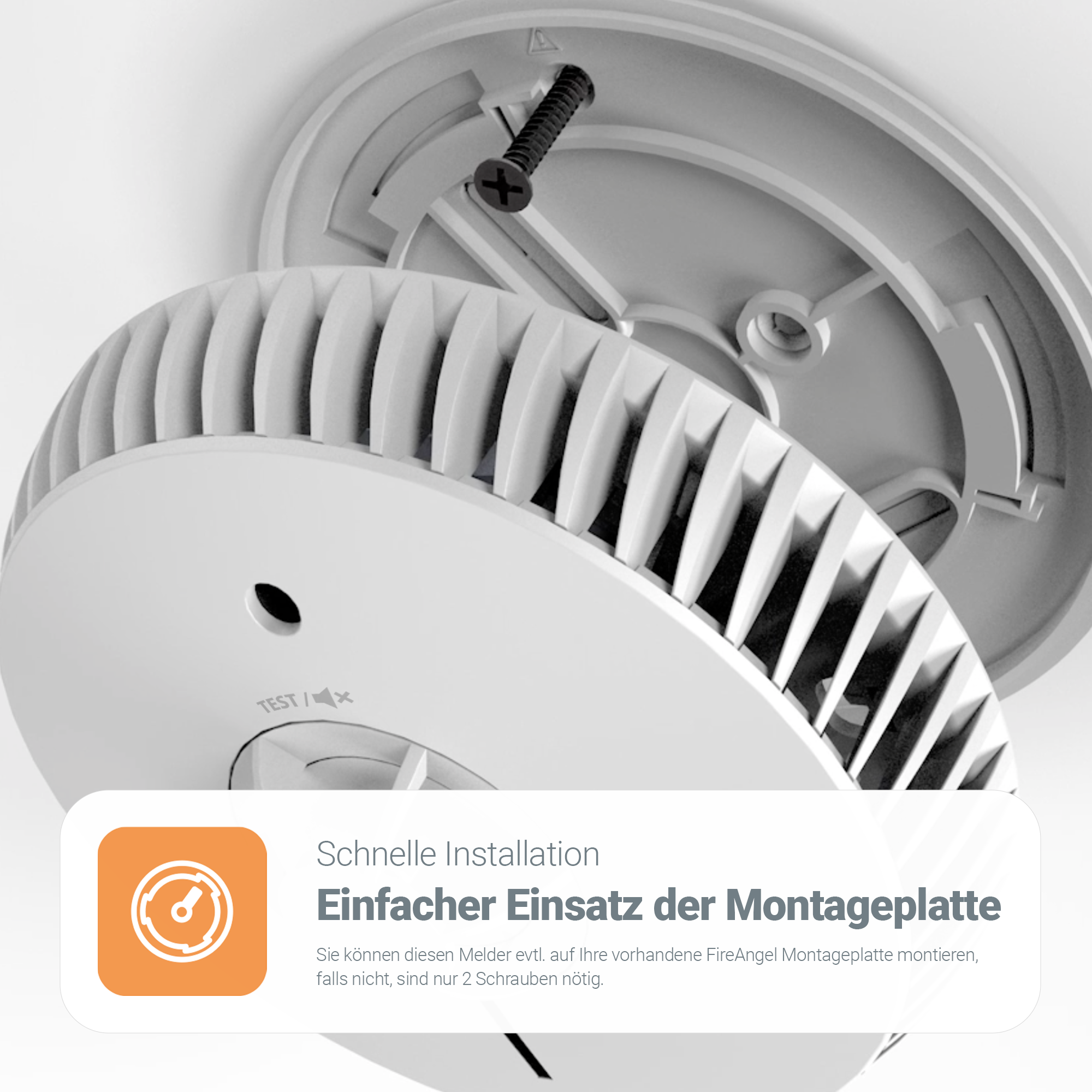 FireAngel FA-6215-INT Hitzewarnmelder, Austauschbare Batterie Detailansicht Bild 2 | EPS