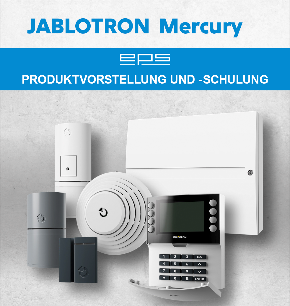 Jablotron Mercury und Neuheiten 29.09.2026 Online