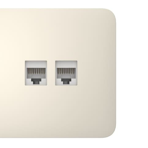 SideCover (LAN) vertical Elfenbein