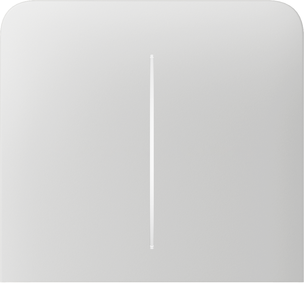 Render – Ajax SideButton (2-gang) vertical – white – top.png SideButton (2-gang) vertical Weiß