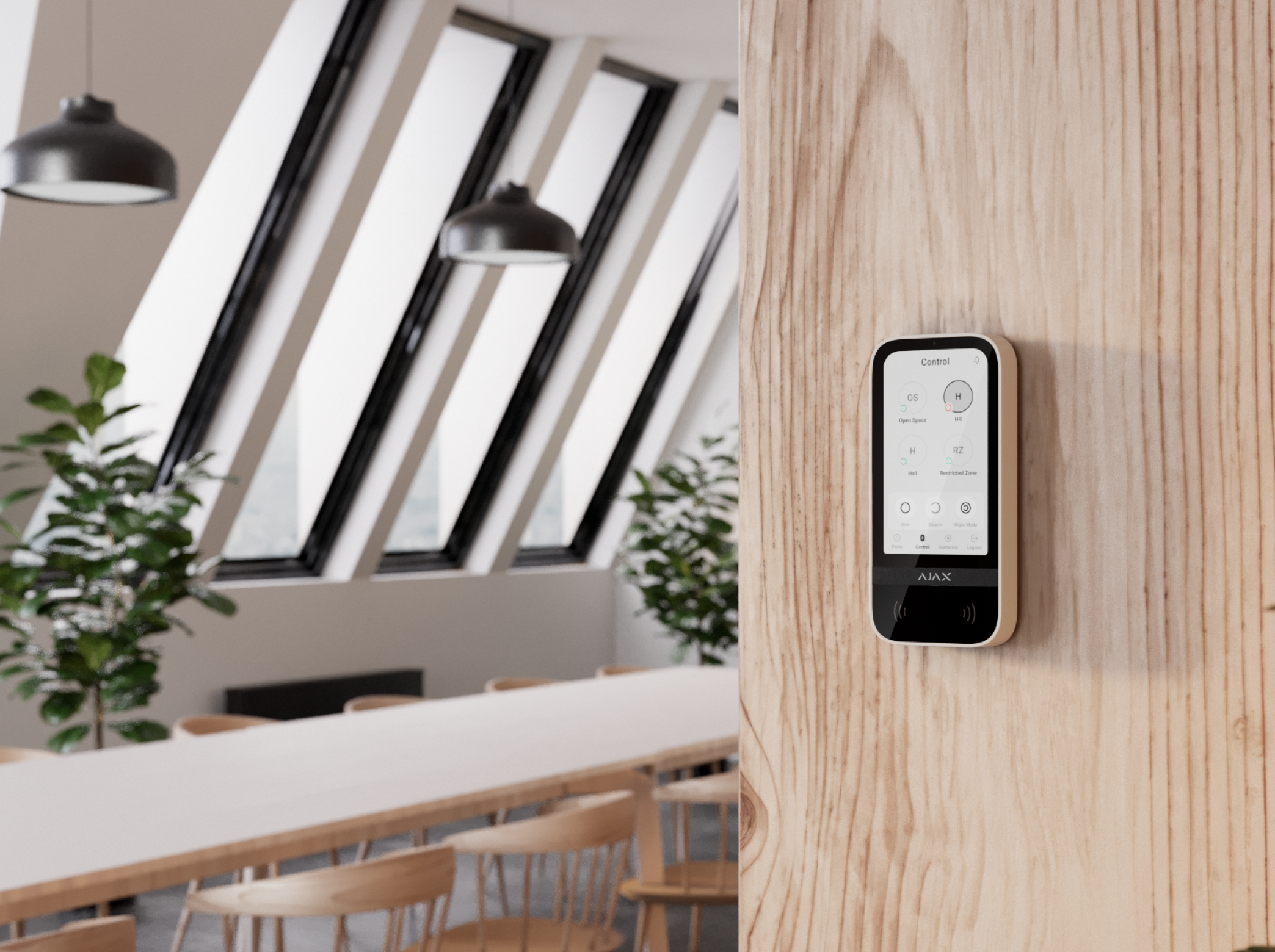 Superior KeyPad TouchScreen G3 Jeweller Weiß