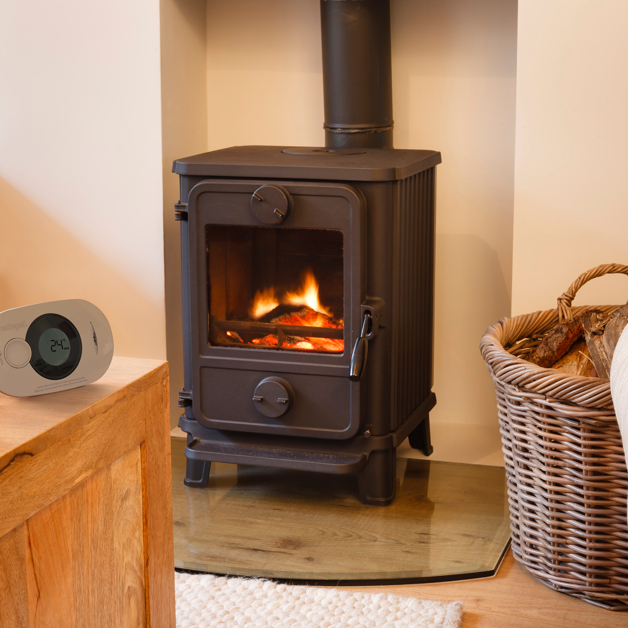 FireAngel FA-3322-EUX10 Digitaler Kohlenmonoxidwarnmelder | EPS