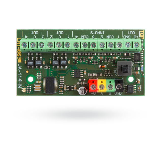 Jablotron JA-114HN Busmodul mit vier Eingängen und vier Ausgängen Jablotron JA-114HN Busmodul mit vier Eingängen und vier Ausgängen | EPS