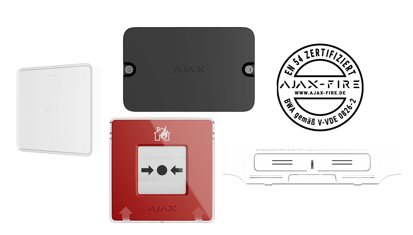 AJAX EN54 Fire Zubehör