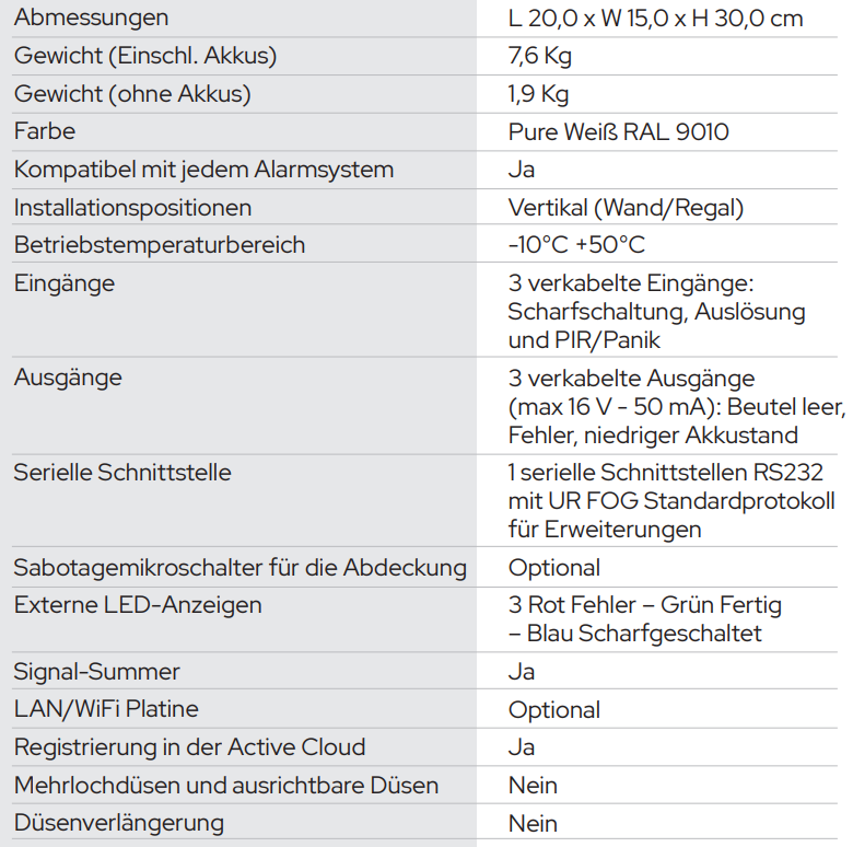 UR FOG Nebelsystem BAT 300 Detailansicht Bild 4 | EPS