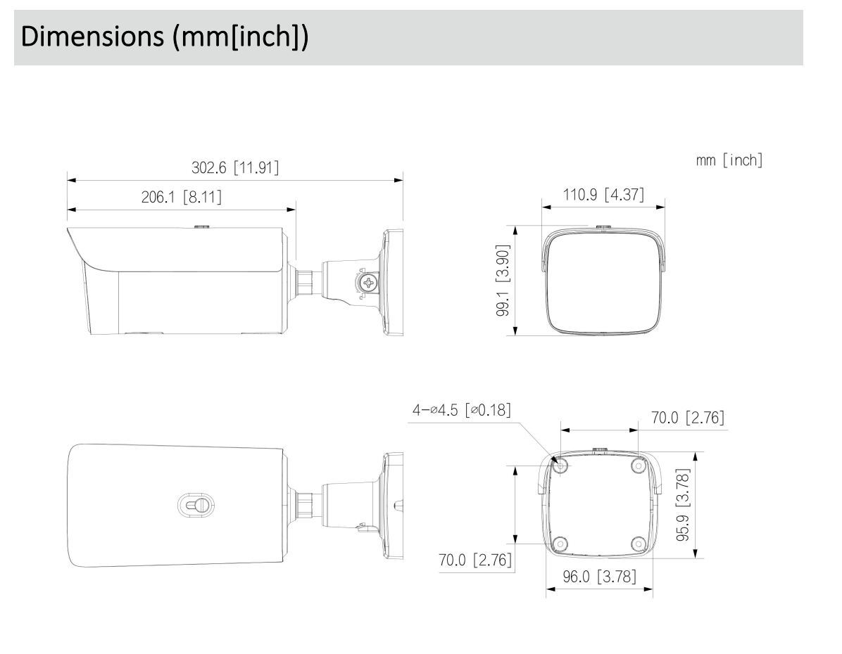 Dahua D-IPC-HFW5859ZP-ZHE-PV-2712-PRO-B Dahua D-IPC-HFW5859ZP-ZHE-PV-2712-PRO-B Detailansicht Bild 6 | EPS