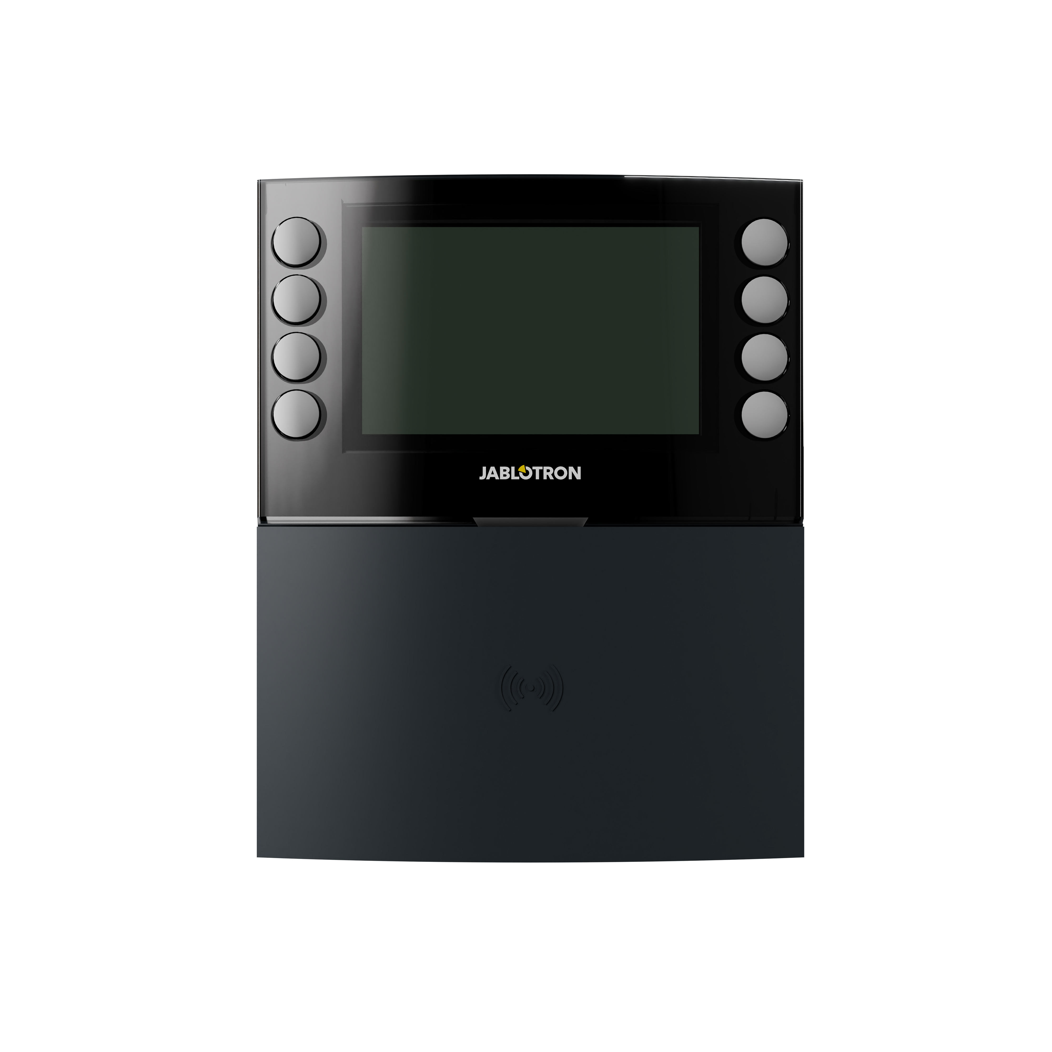 JA-115E-AN - 2.png JA-115E-AN Bus Viersegmenttastatur mit Display und RFID-Leser - anthrazit