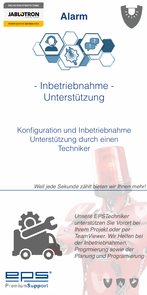 EPS Technik- Support ALARM Inbetriebnahme Detailansicht Bild 2 | EPS