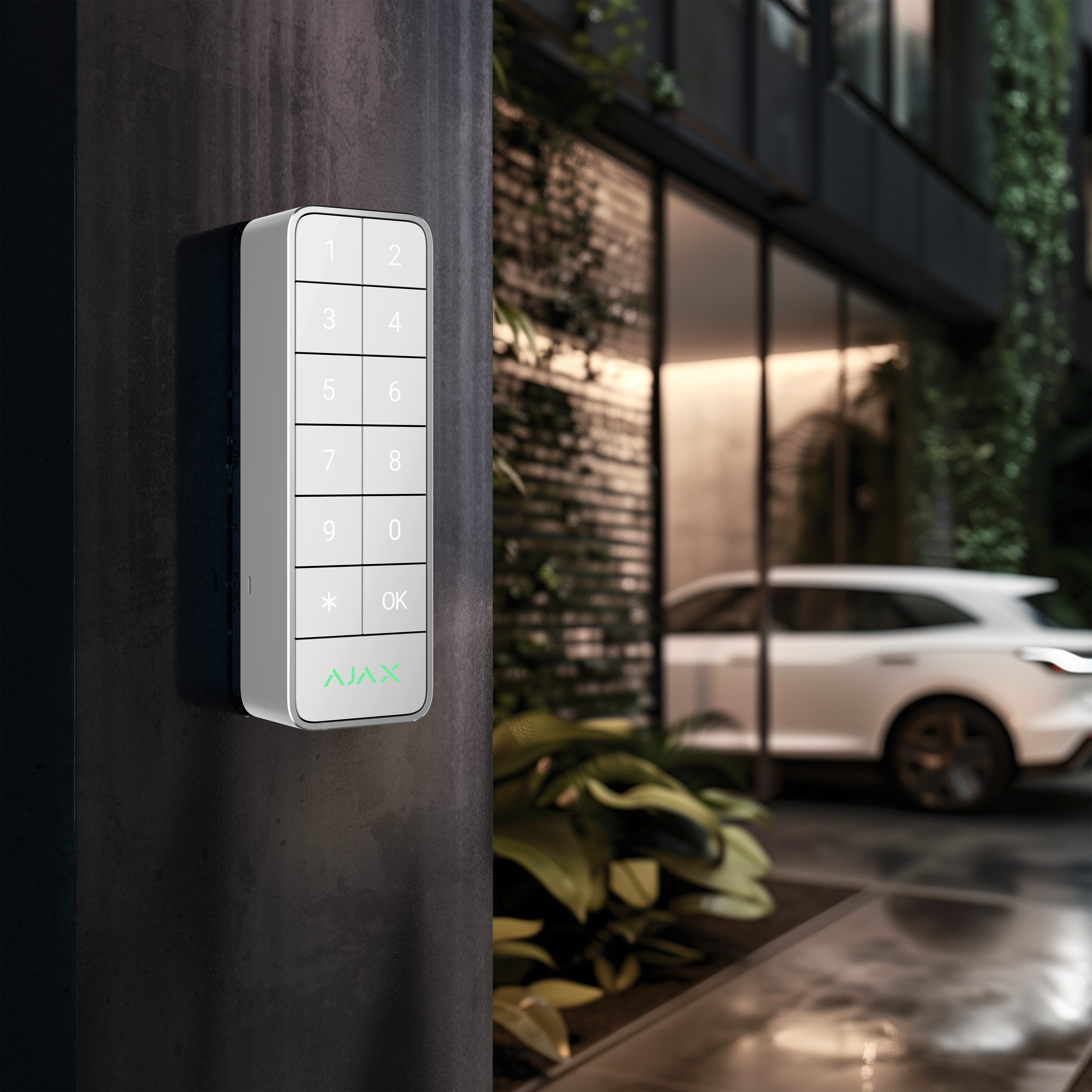 Superior KeyPad Outdoor Fibra Weiß Superior KeyPad Outdoor Fibra Weiß