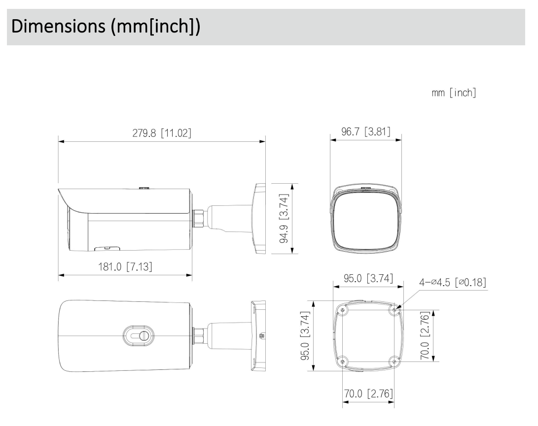 Dahua D-IPC-HFW5859E1P-ZE-IL-0832-B Dahua D-IPC-HFW5859E1P-ZE-IL-0832-B | EPS