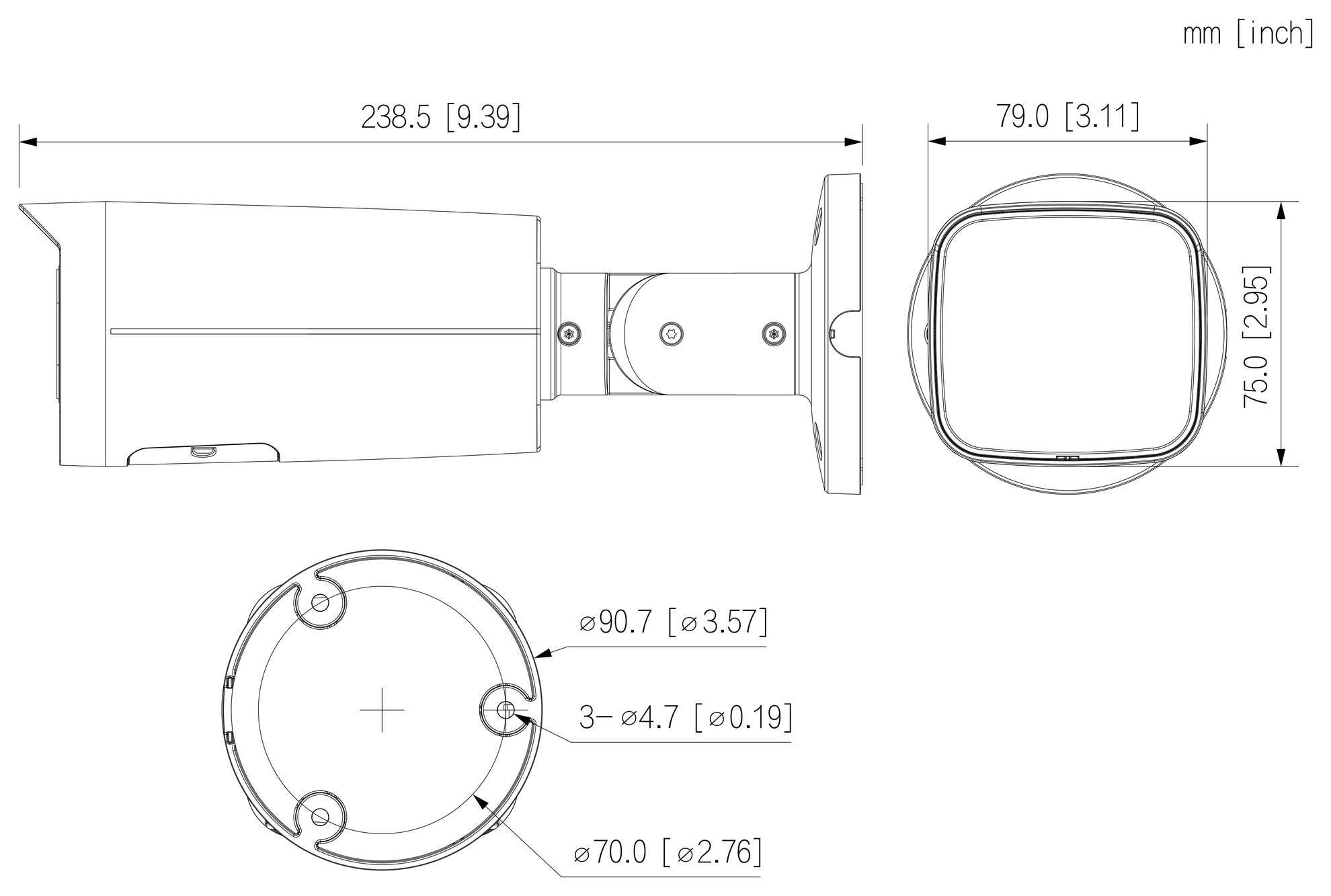 D-IPC-HFW2849TP-AS-IL-0360B-S2 8MP Smart Dual Light Bullet