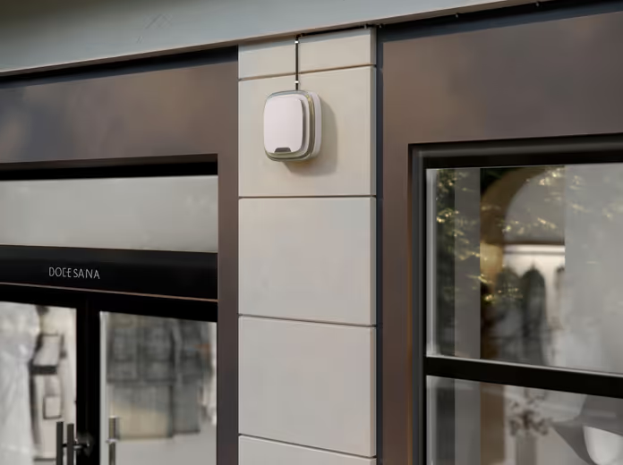 Ajax Superior StreetSiren Plus Fibra Weiß Detailansicht Bild 2 | EPS