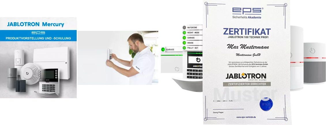 Alarm Jablotron Schulungen